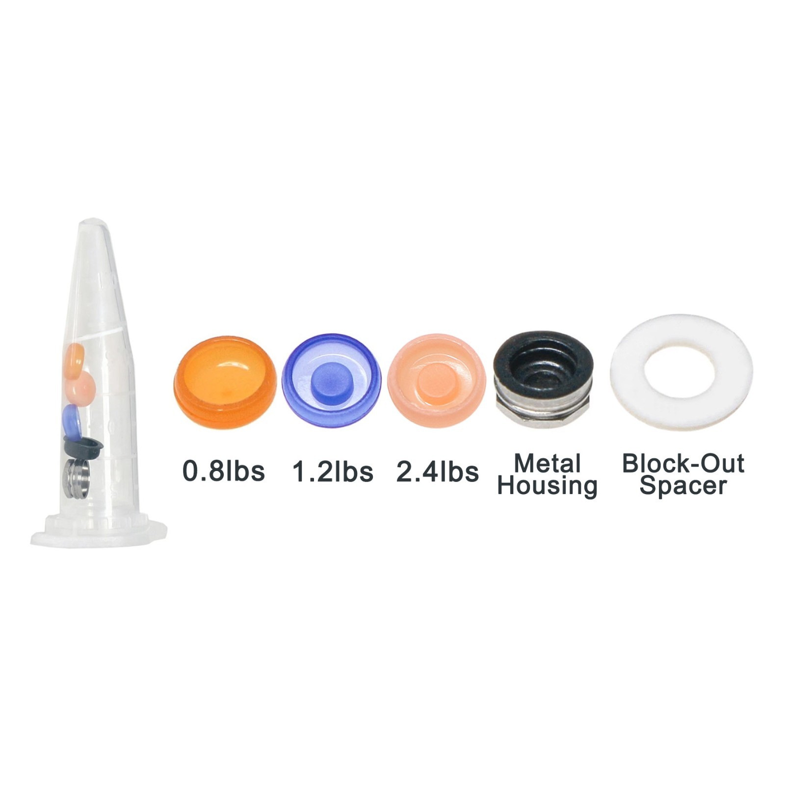 US 5/10Pcs Dental Overdenture Retention Caps for Locator Abutment