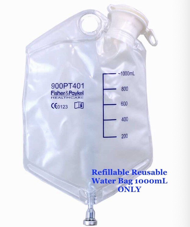 (1) Replacement refillable Water bag reservoir 1000mL 900PT401 for fisher Paykel