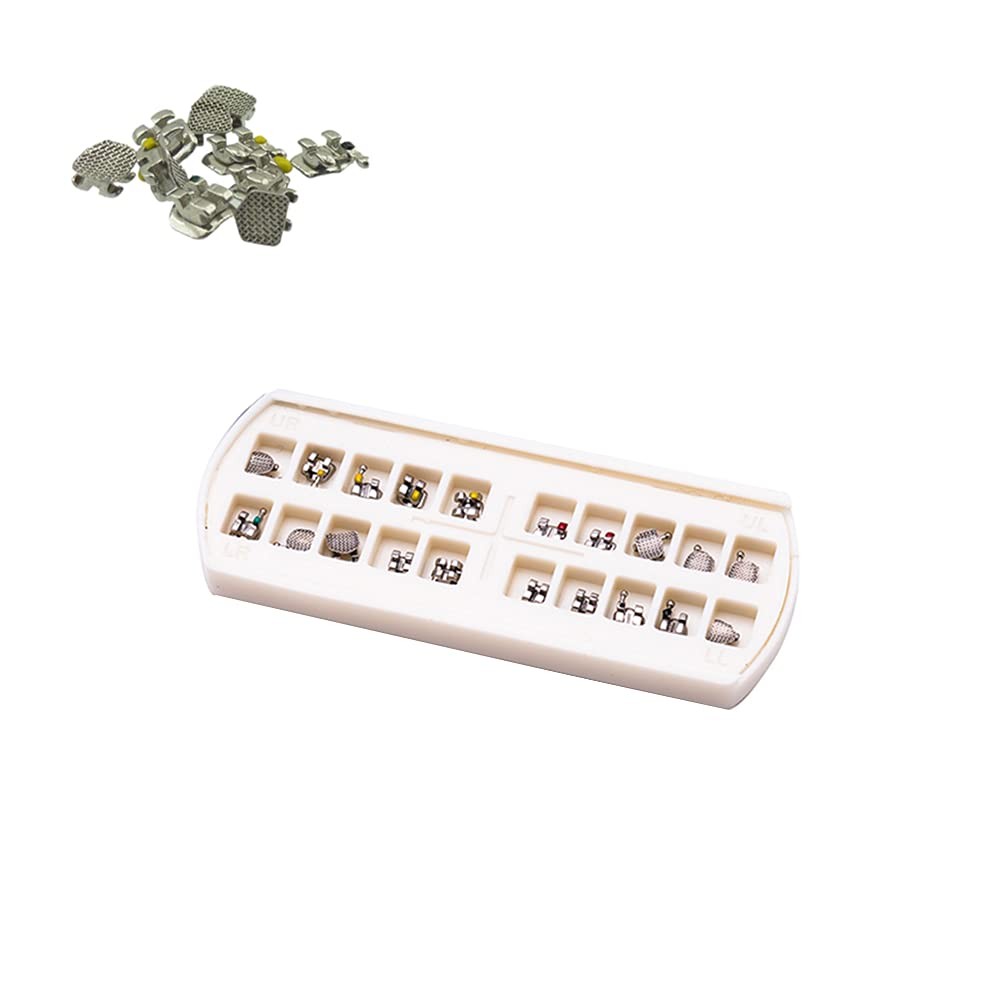 20PCS/Pack Dental Orthodontic Metal MINI Bracket Braces 1 Count (Pack of 20)