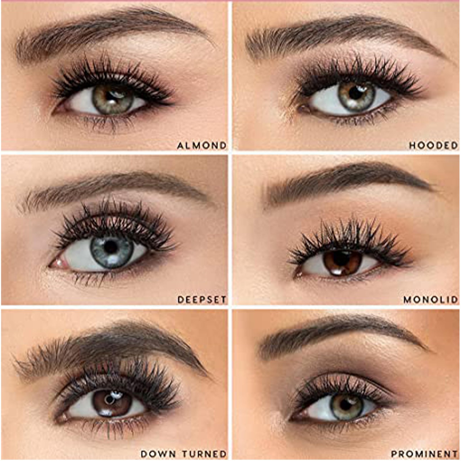 Luxillia Magnetic Eyelashes Kit – 16 Pcs Eyelash & Eyeliner Set w/Applicator