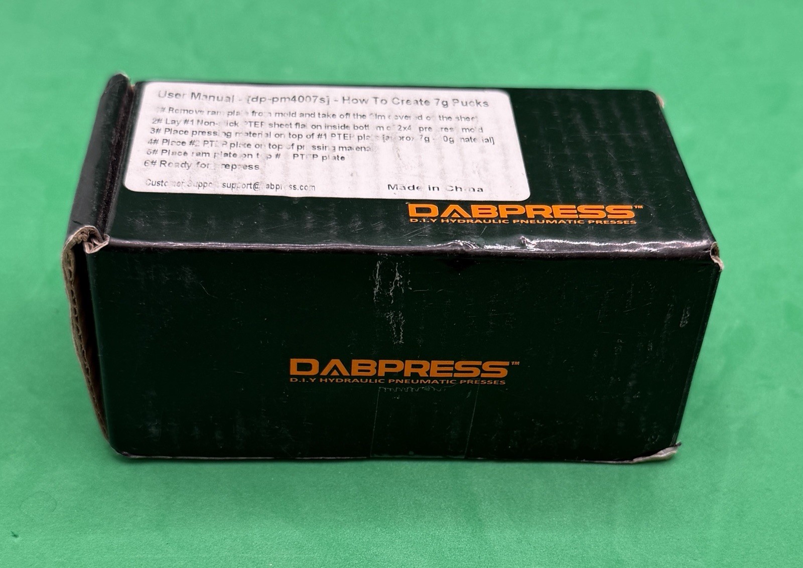 DABPRESS 2X4 Pre Press Mold- Pairs 2X4″ Filter Bags