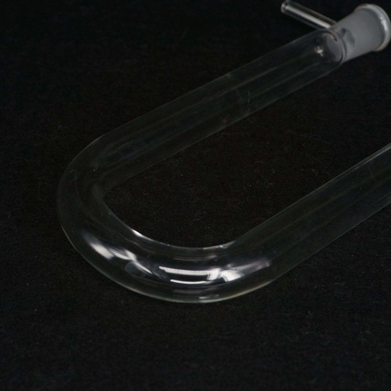 O.D 13/15/18/20mm Drying Glass Tube Adapter U shape With Stopper Side Arm Lab