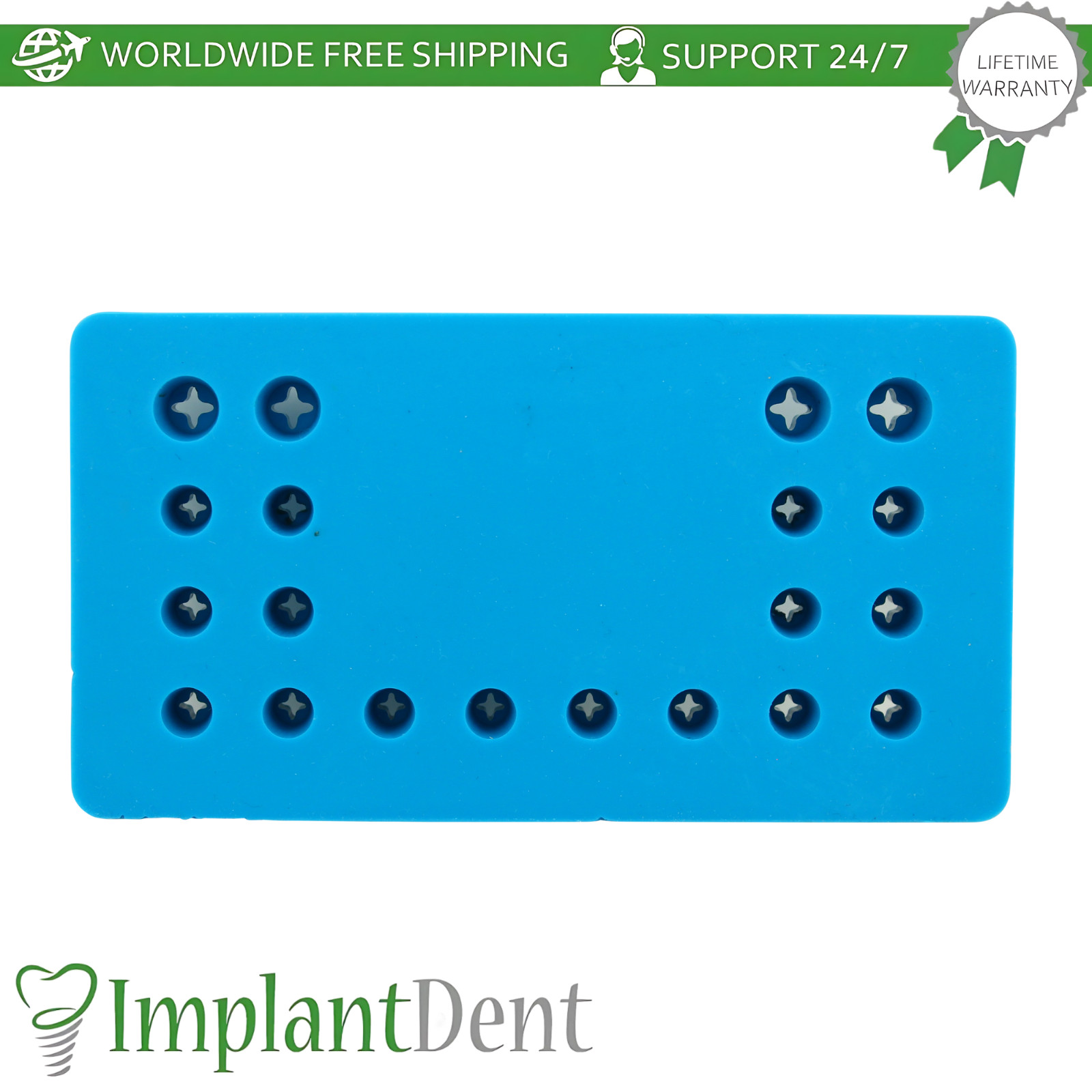 CarryAll Silicone Tray For Dental Instruments All Types Of Burs Compatible
