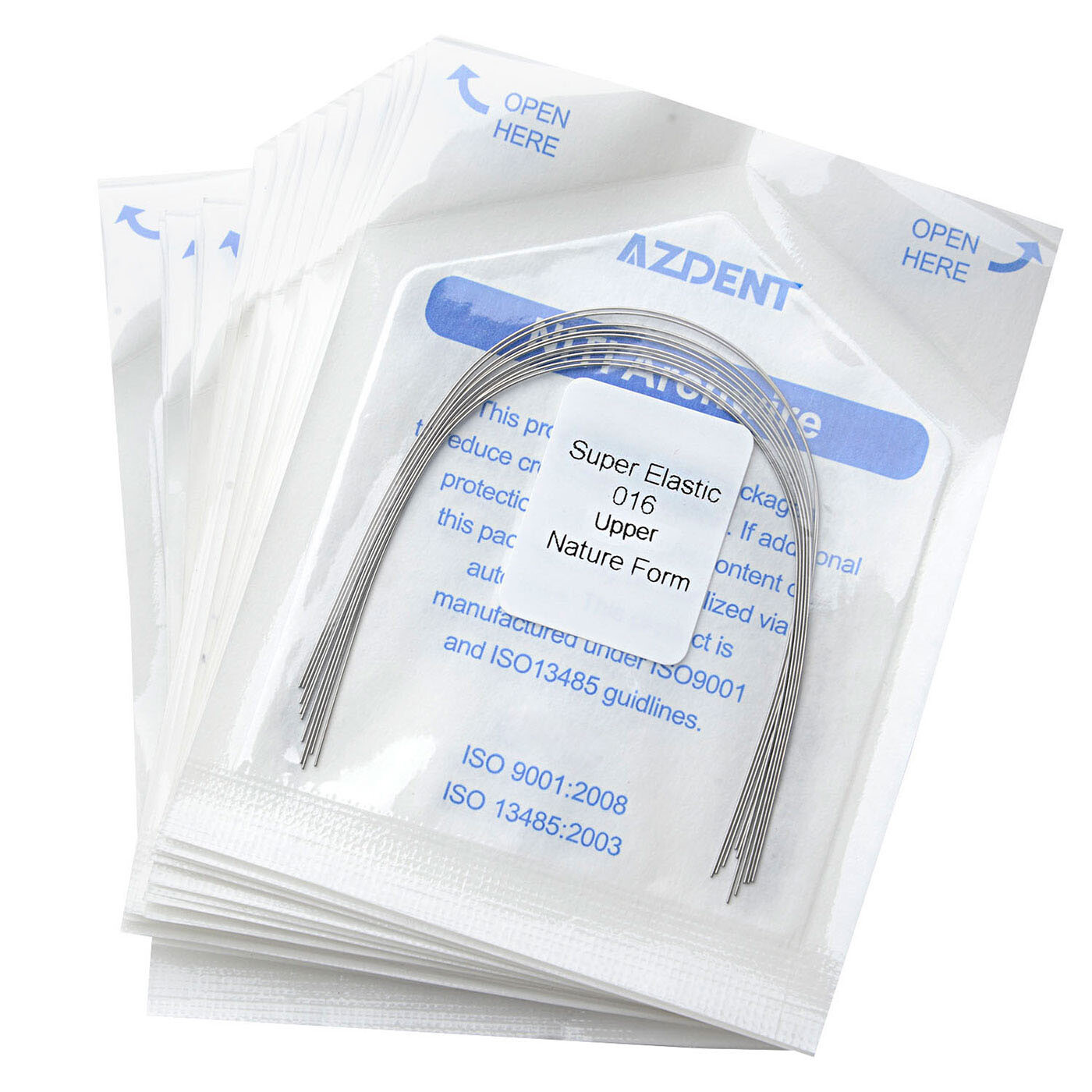 Dental Orthodontic Super Elastic NITI Arch Wire Round Ovoid/Square/Natural