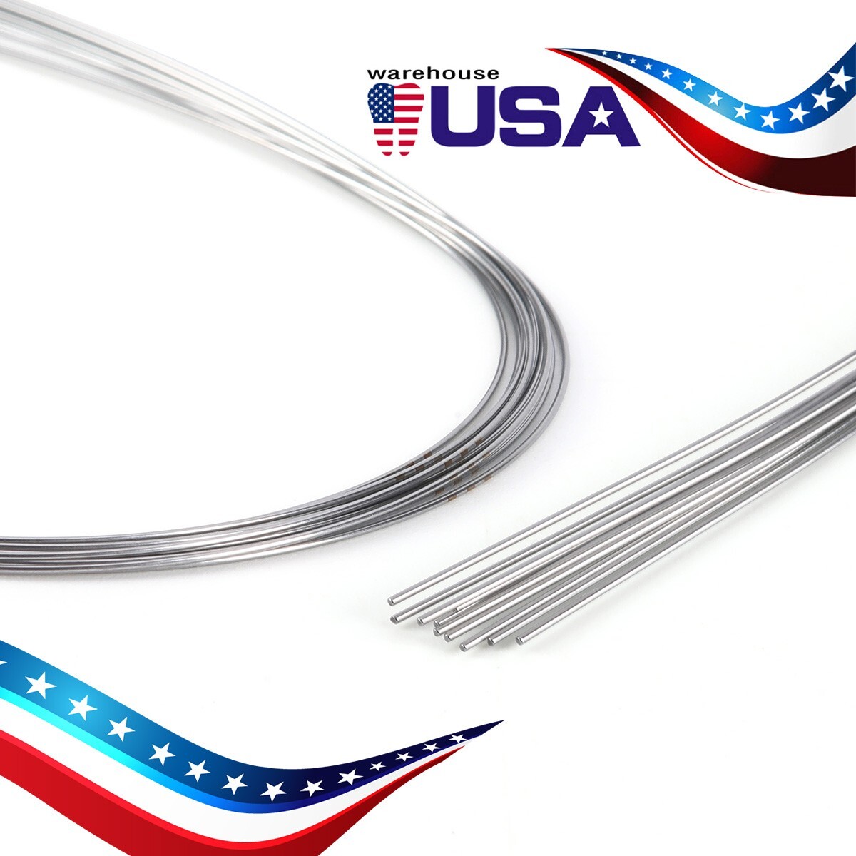 AZDENT Dental Orthodontic Super Elastic NITI Arch Wire Round Ovoid/Nature Form