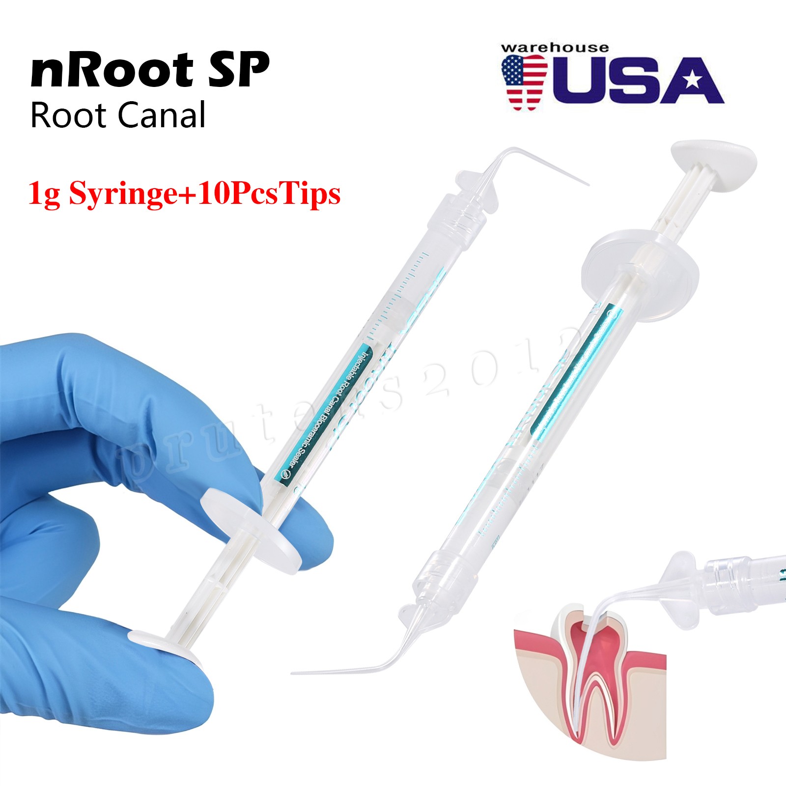 1g SP Dental Injectable Root Canal Bioceramic Sealer Endodontic Sealing Filling