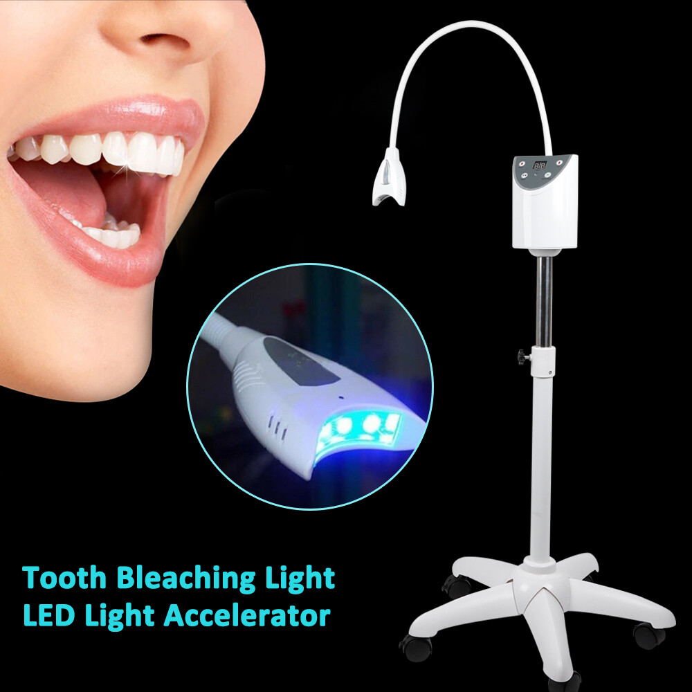 Dental Mobile LED Teeth Whitening Light Cold Light Lamp Tooth Bleaching Machine