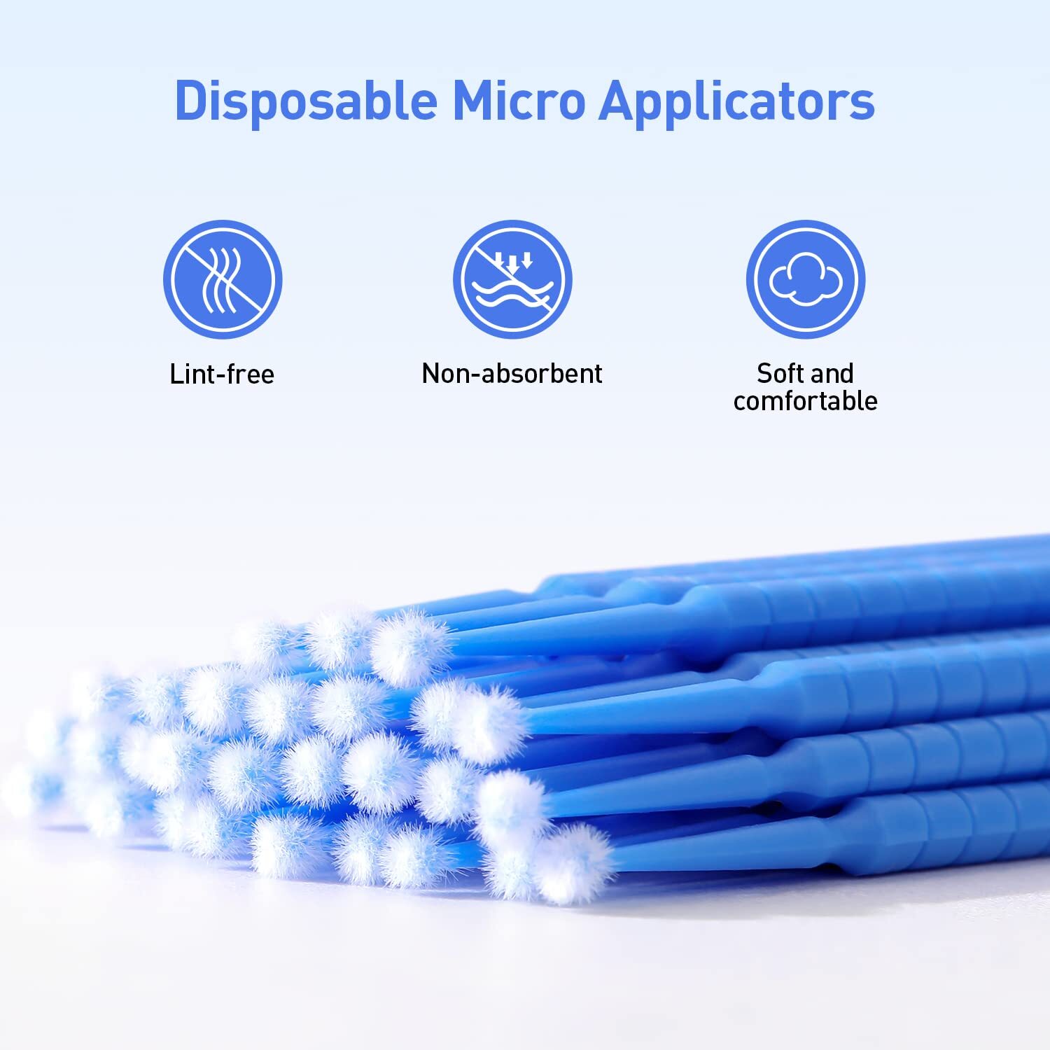 400 Micro Brushes Applicators Microbrush Dental (Regular, Fine, Super Fine) Eye