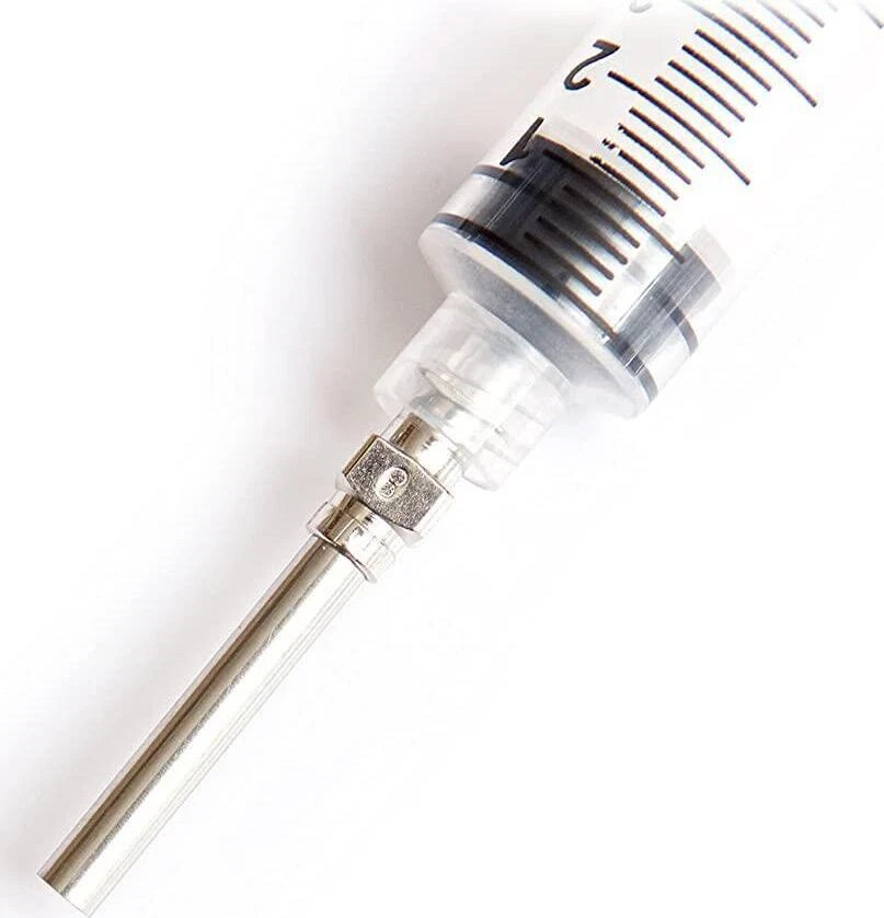12 Pack – Dispensing Needle 1 – All Metal, Stainless Steel Blunt Tip Luer Lock
