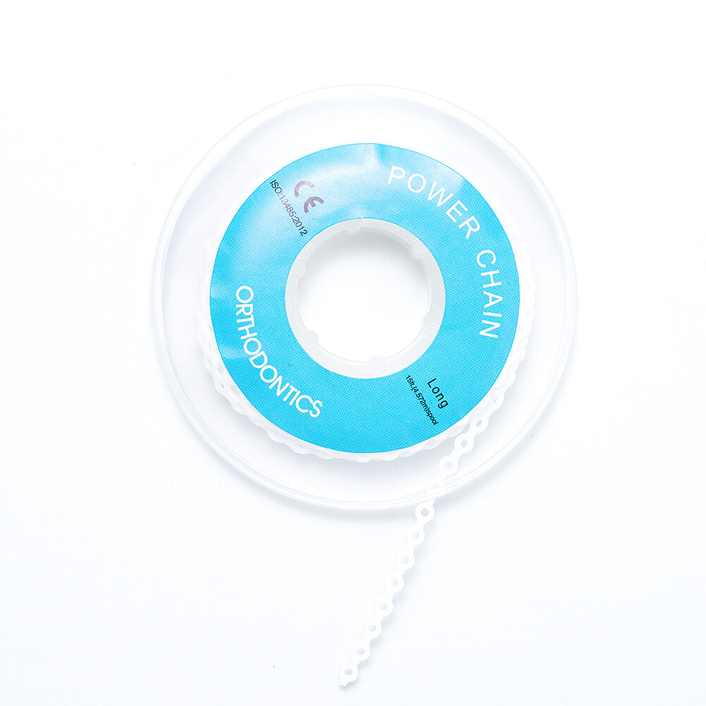 Dental Ortho Material Colorful Elastics Power Chain Ortodoncia Spool Rubber Band