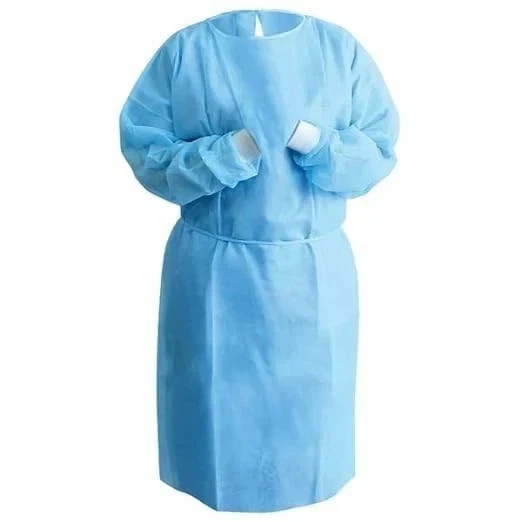 Isolation Gowns Protective AAMI Level 3 Blue Medical LARGE – 10/20/50/100 PCS