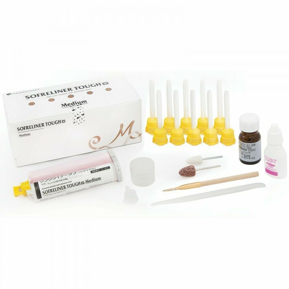 TOKUYAMA Dental silicon Sofreliner Tough Chairside Soft Denture Reline.