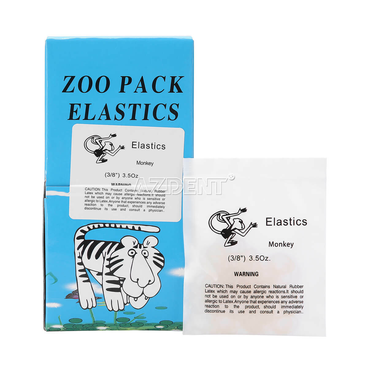 3.5/5.0/6.5OZ Dental Orthodontic Elastics Braces Rubber Bands 5000Pcs/kit