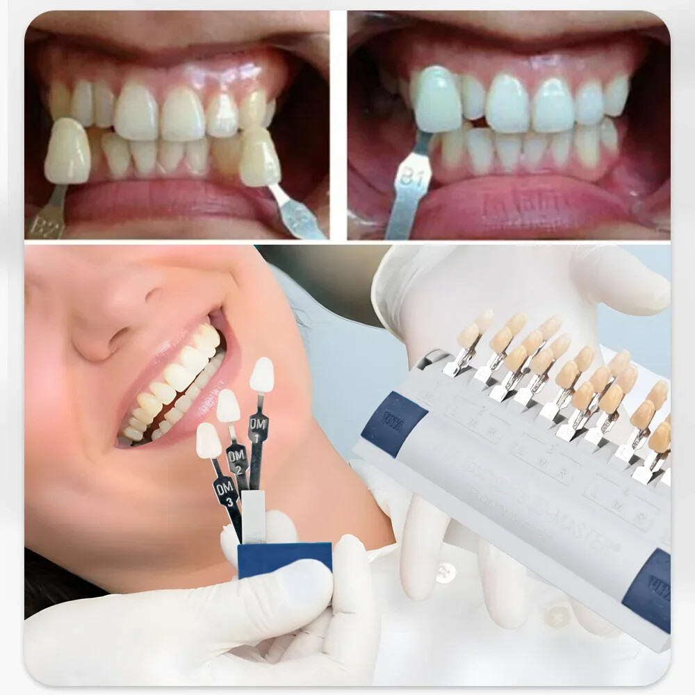 VITA Dental Lab Resin Toothguide 3D Master with Bleached Shade Guide 16/29 Color