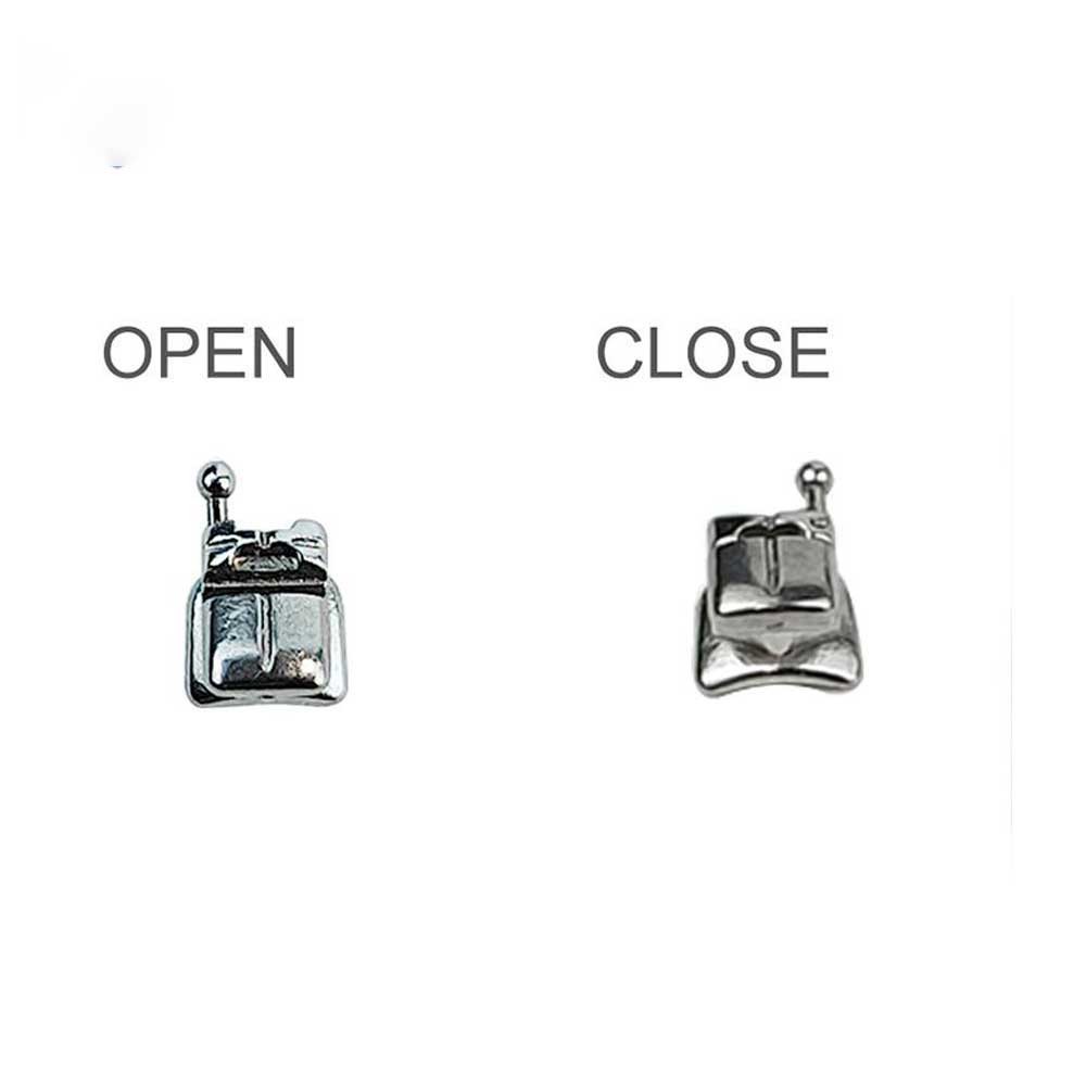 10 packs Dental Orthodontic Self Ligating Braces Bracket Mini Roth.022 Hooks 345