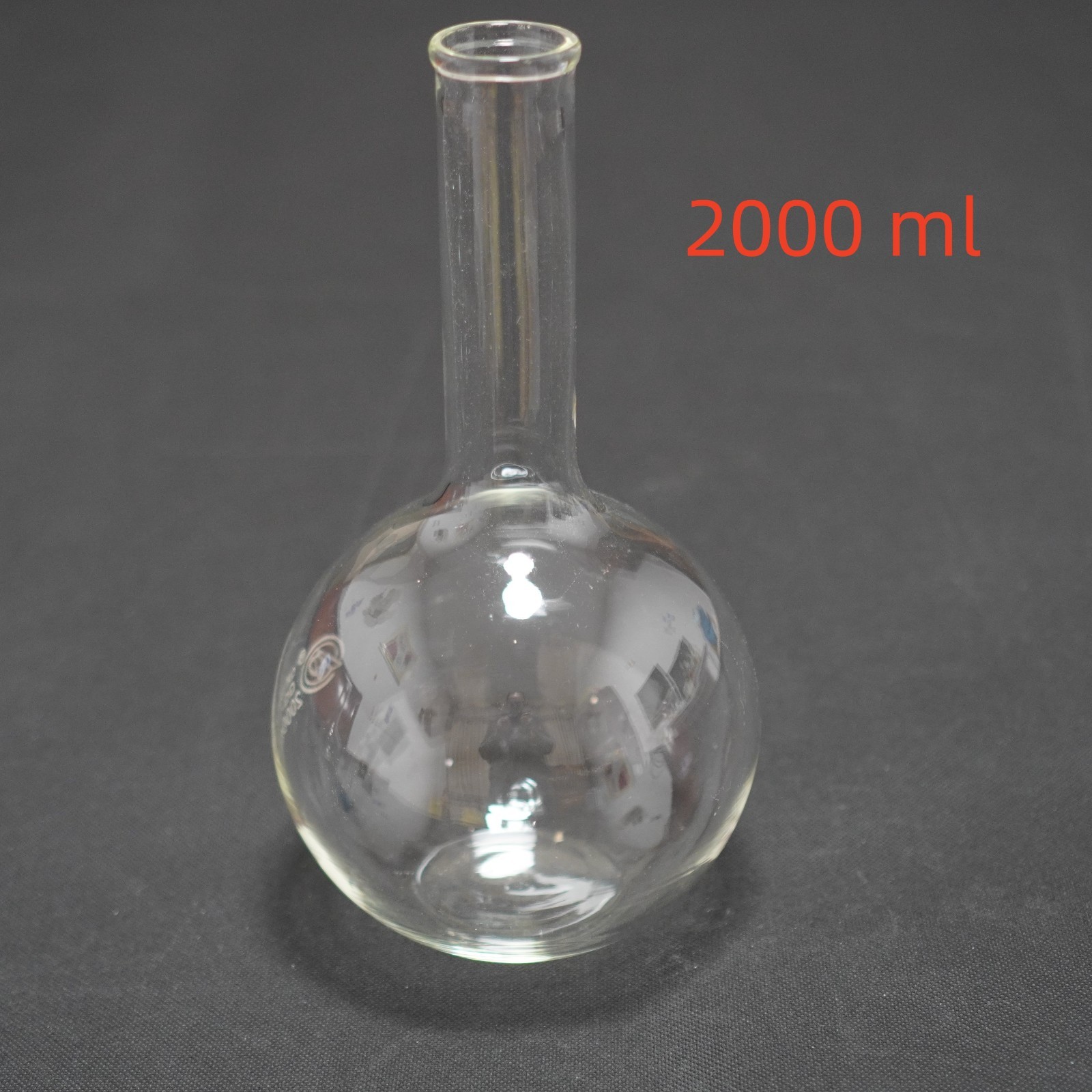 long neck lab glass flask round bottom/ flat bottom flask 500 ml, lab glassware
