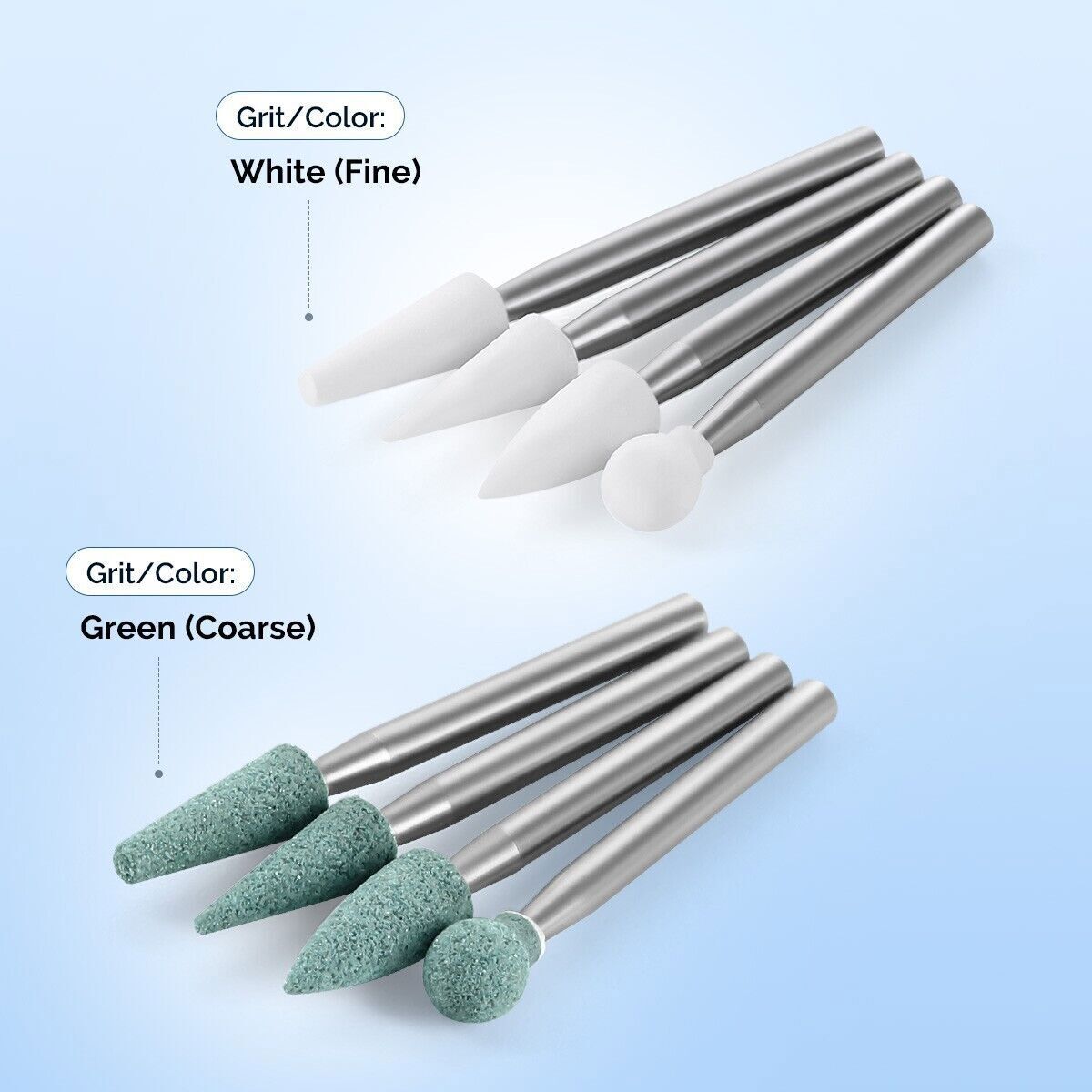Dental Polishing Stones FG High & Low Speed Stone Burs Aluminum Oxide Abrasive