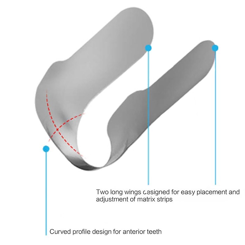 Dental Proximal Anterior Strips Polyester Matrix Bands Clear Matrices Anterior