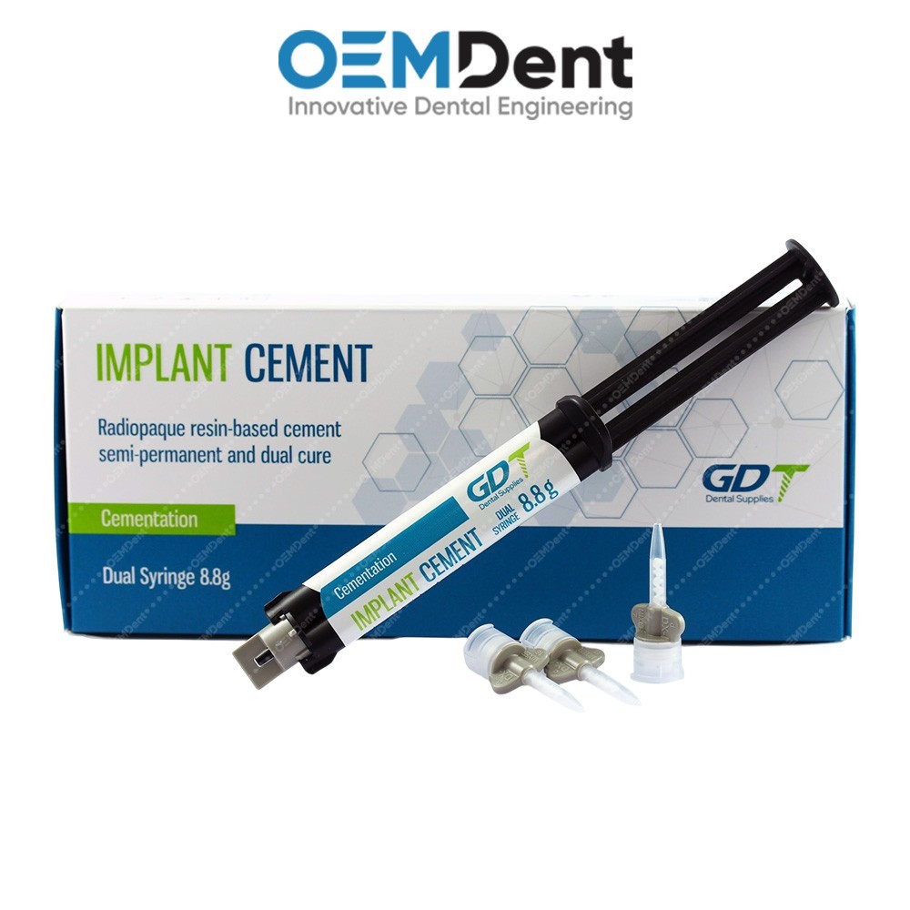GDT Non Eugenol Temporary Cement 8.8g Dual Cure Resin Formula