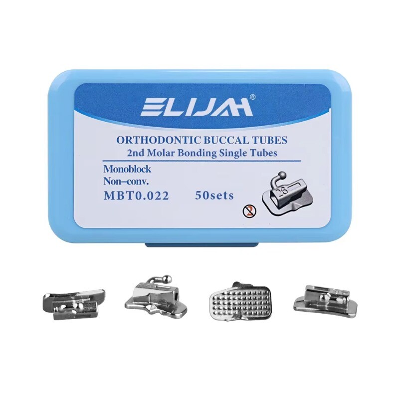 Dental Orthodontic Buccal Tubes 018 022 1st 2nd Molar Tube Roth MBT Bondable*200
