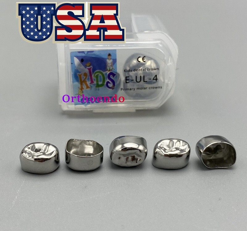 Dental Pediatric Crown Kids stainless steel molar crowns preformed Primary