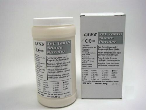 Lang Jet™ Tooth Shade Self Curing Acrylic Resin Crowns Bridges 1lb Shade 59/B1