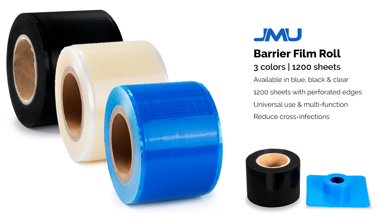8 ROLLS Dental Medical Tattoo Barrier Film Roll Tape 1200 Perforted Sheets 4″x6″