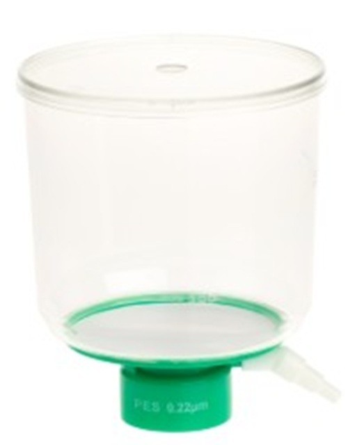 1000mL Bottle Top Filter, 0.22μm PES Filter, 90mm Diameter, Sterile, 24/cs