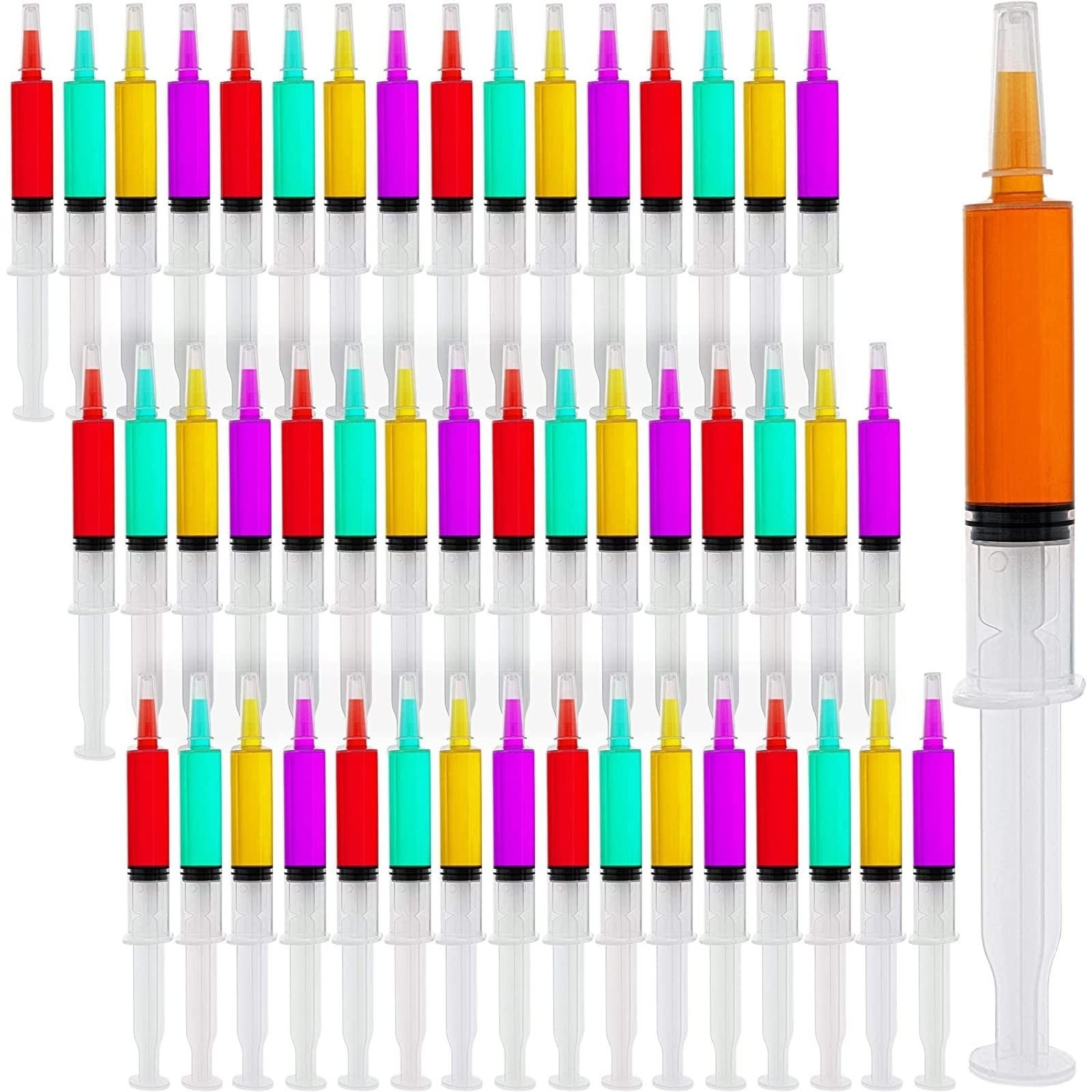 Juvale Plastic Syringe for Drinks – Syringes 30 Count (Pack of 1)