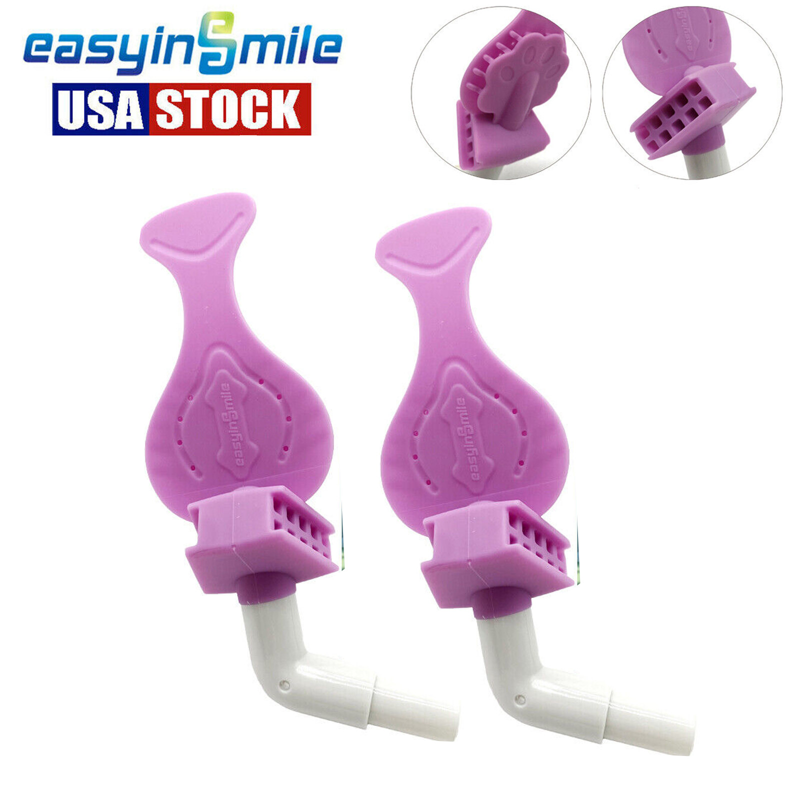 Dental Bite Block Strong Suction Tube Ejector Autoclavable Dryshield Adapater