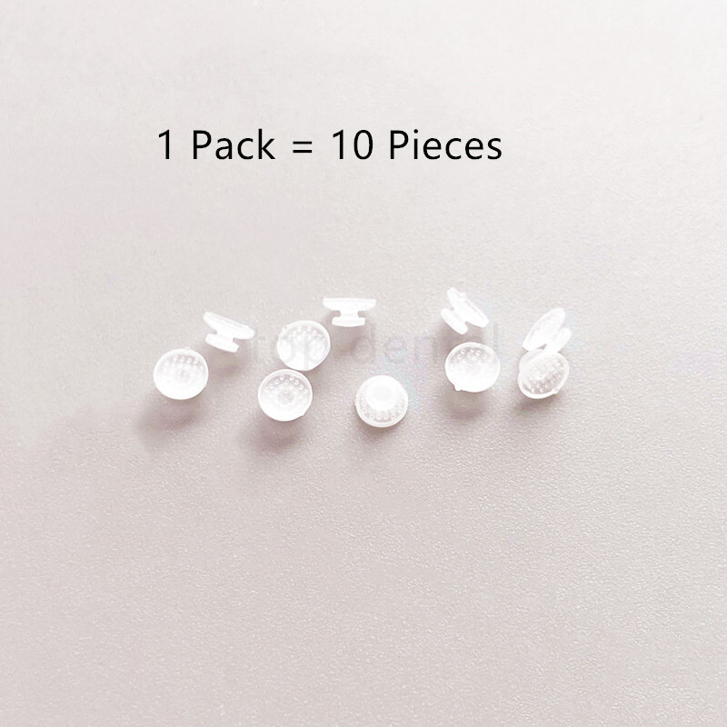10-100Pcs Dental Lingual Button Ceramic Buttons Clear Invisable Retainer Aligner