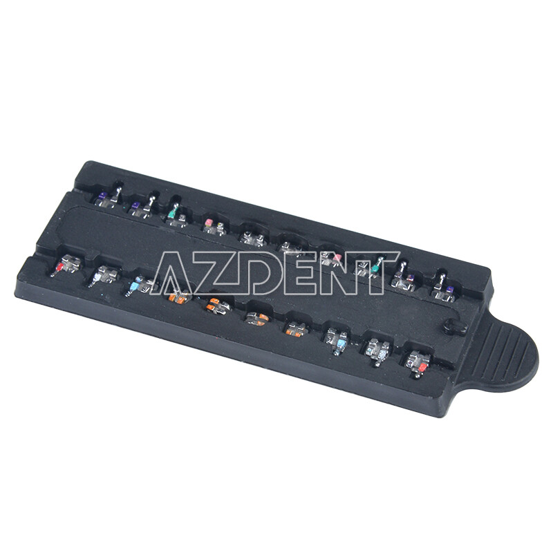 AZDENT Dental Orthodontic Metal Brakets Braces Mini Roth MBT 018 022 345 Hooks