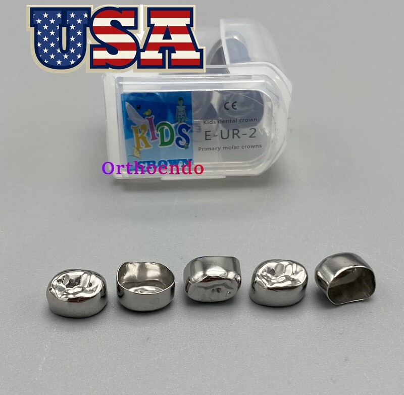 Dental Pediatric Crown Kids stainless steel molar crowns preformed Primary