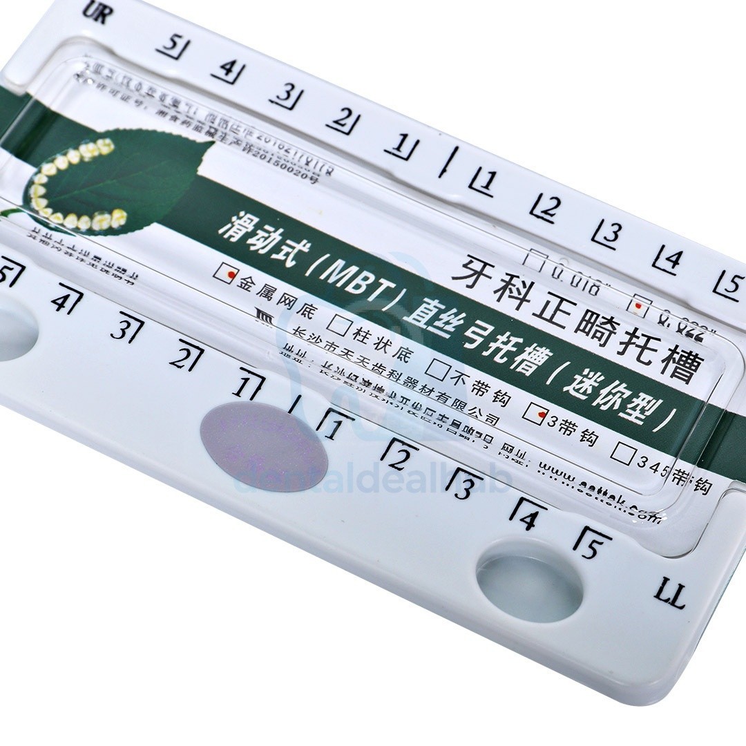Mini MBT Sliding Straight Wire Brackets Mesh Base with/without Hooks 022
