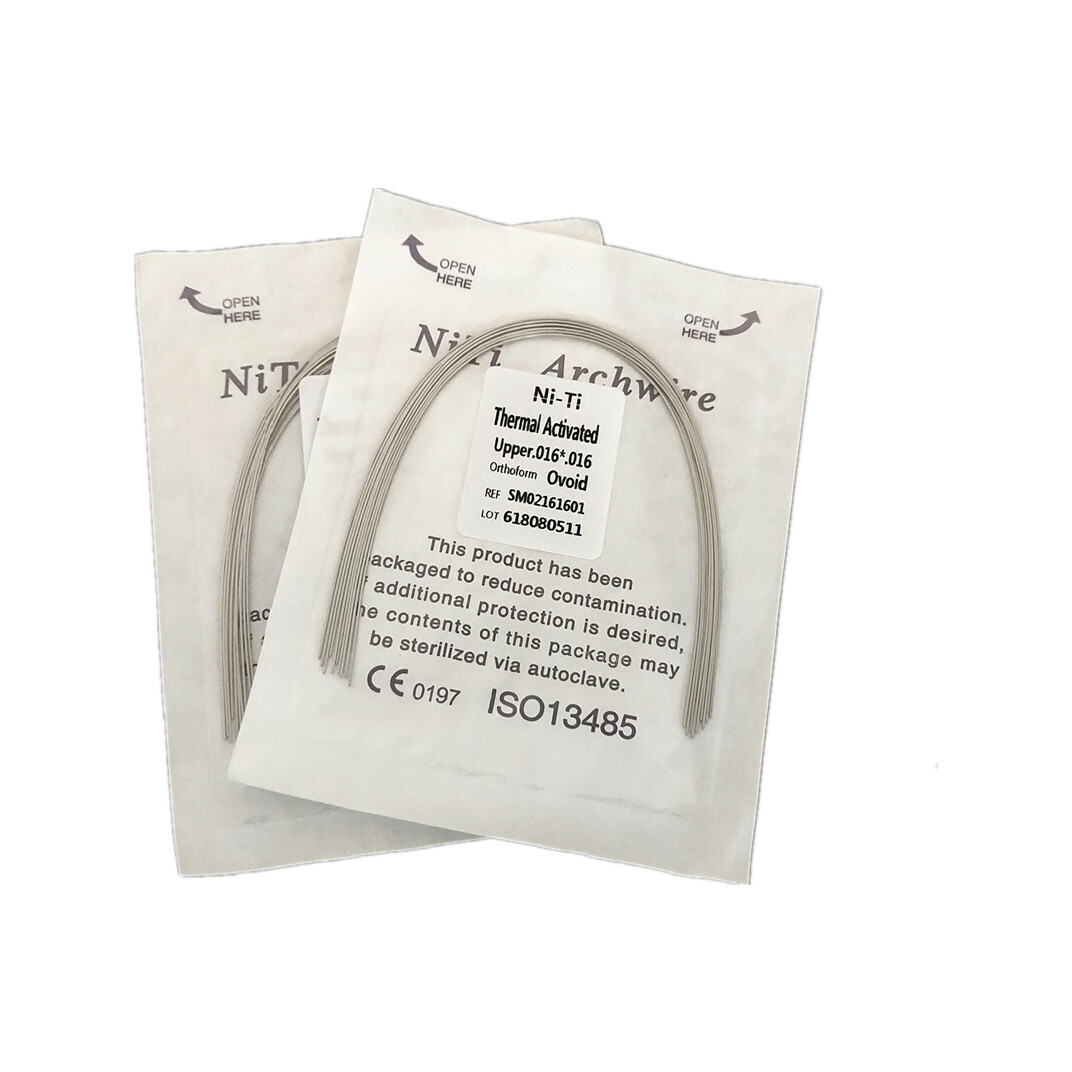 20Packs Dental Orthodontic Heat Thermal Activated Niti Rectangular Arch Wires