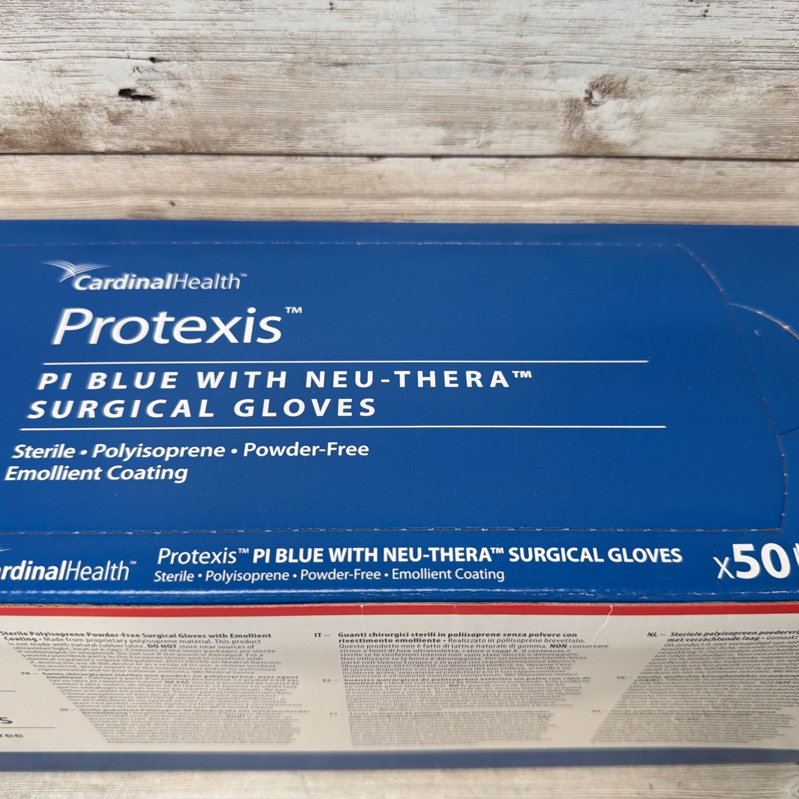 Protexis PI Blue w/Neu-Thera Surgical Gloves Cardinal Health Size 6.5 *See Date*
