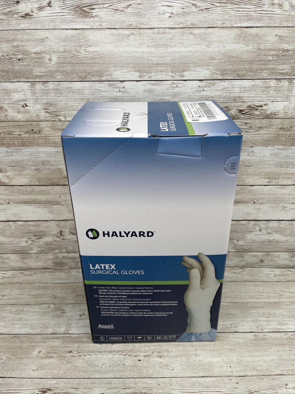 1 Case HALYARD LATEX Surgical Gloves, Size: 6, 200 pair SGL65060 Exp 1/25