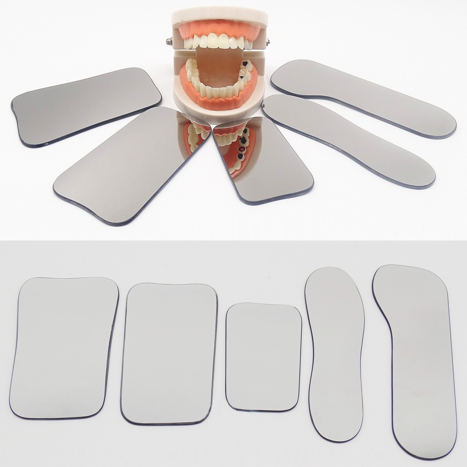 Dental Intraoral Orthodontic Occlusal 2Side Photographic Glass Mirror Photograpy