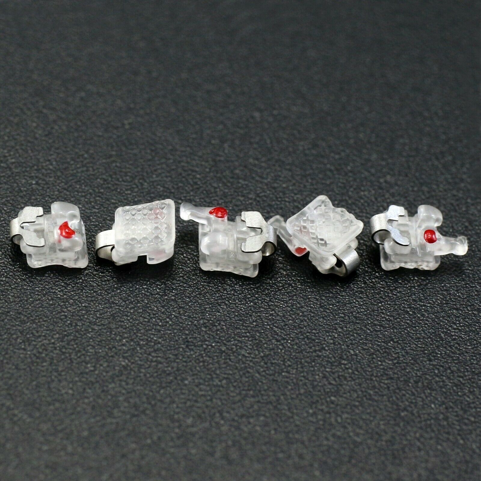 Dental Brackets Orthodontic Self Ligating Braces Metal Ceramic Roth MBT 022 345