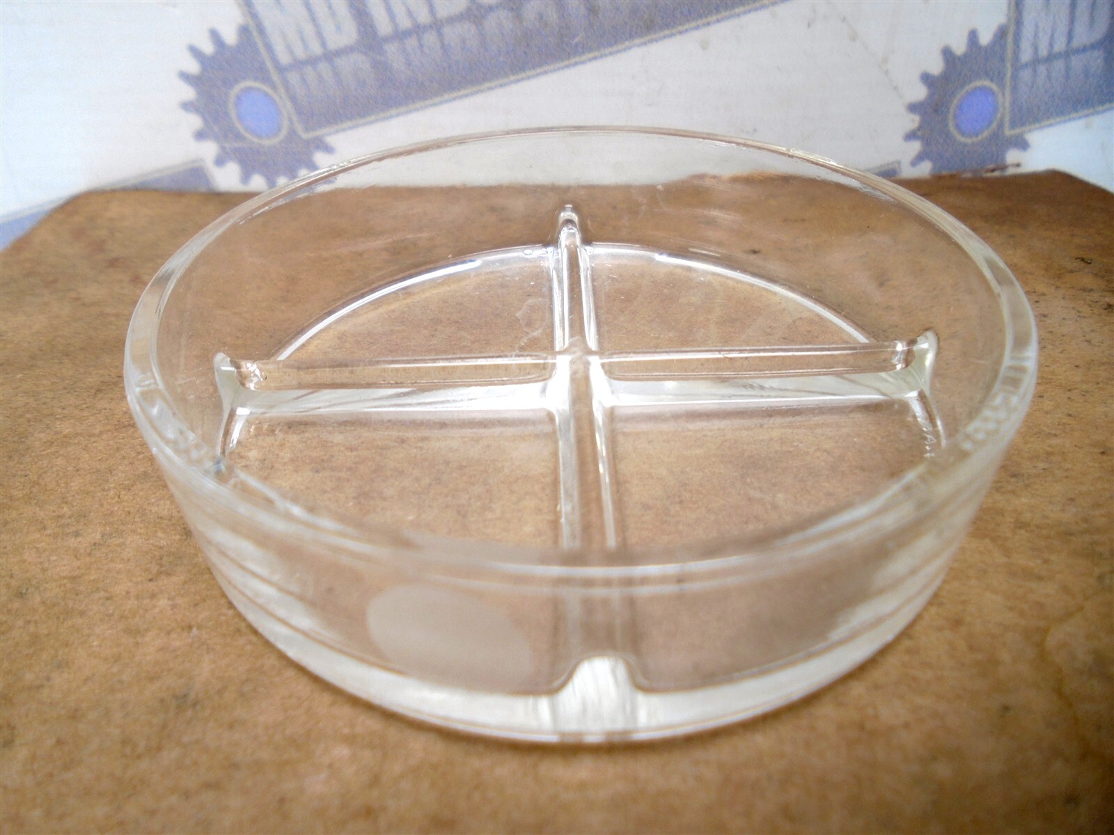 (12) Original PYREX – 3163-100 – QUADRANT PETRI-DISH 100mm x 22mm – Borosilicate