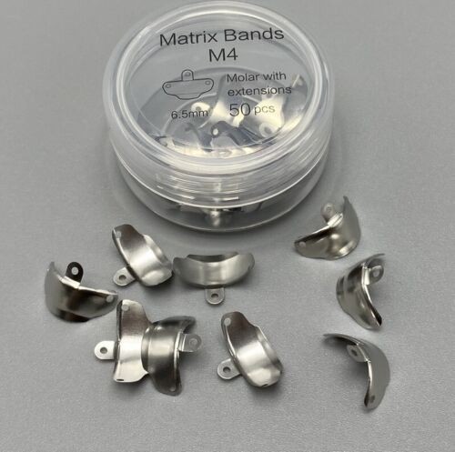 Dental Sectional Matrix M4 1.0 Matrices Refill All Sizes 50/PACK Tofflemire Type