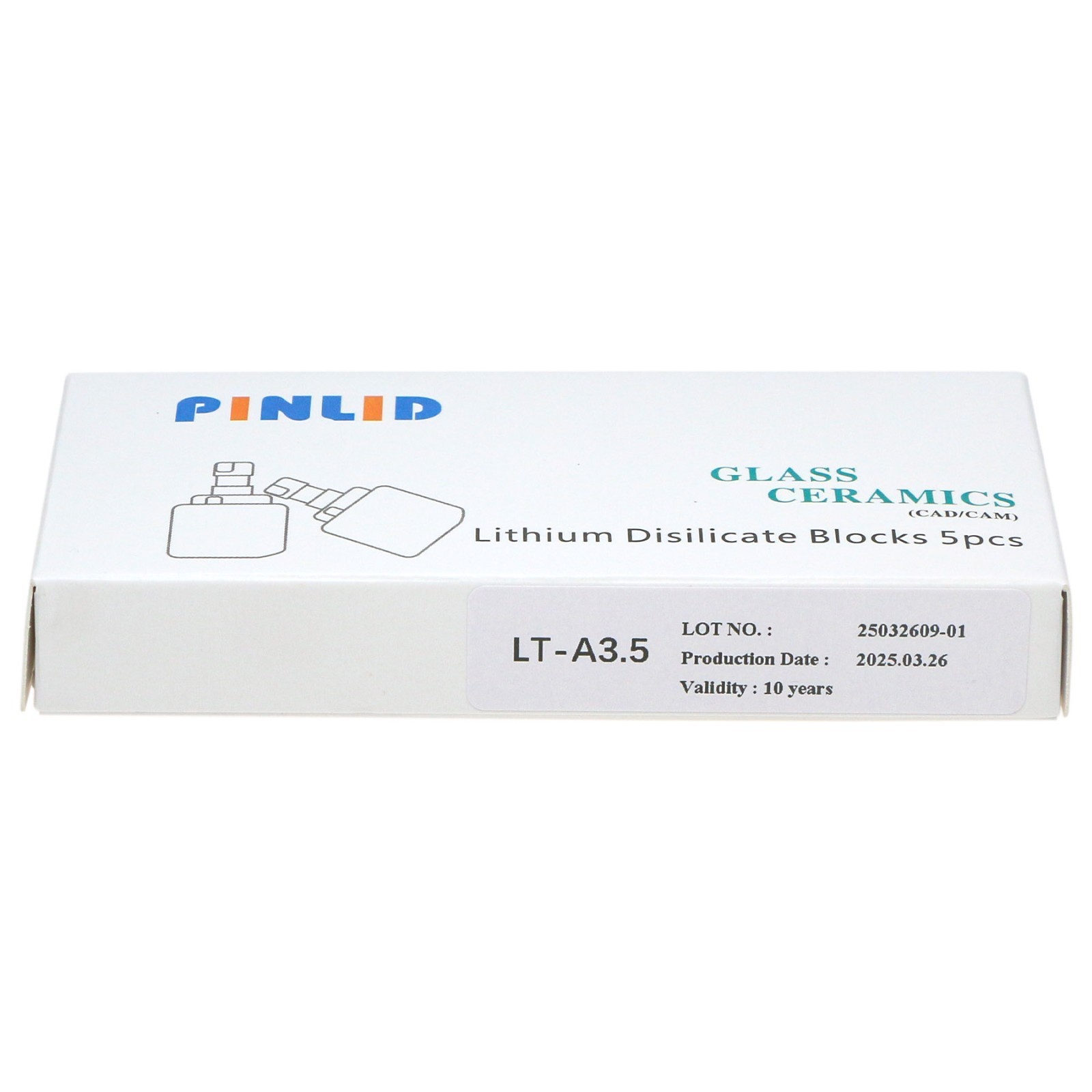 US LT C14 Deep A3.5 High Mask Lithium Disilicate Blank CAD/CAM CEREC
