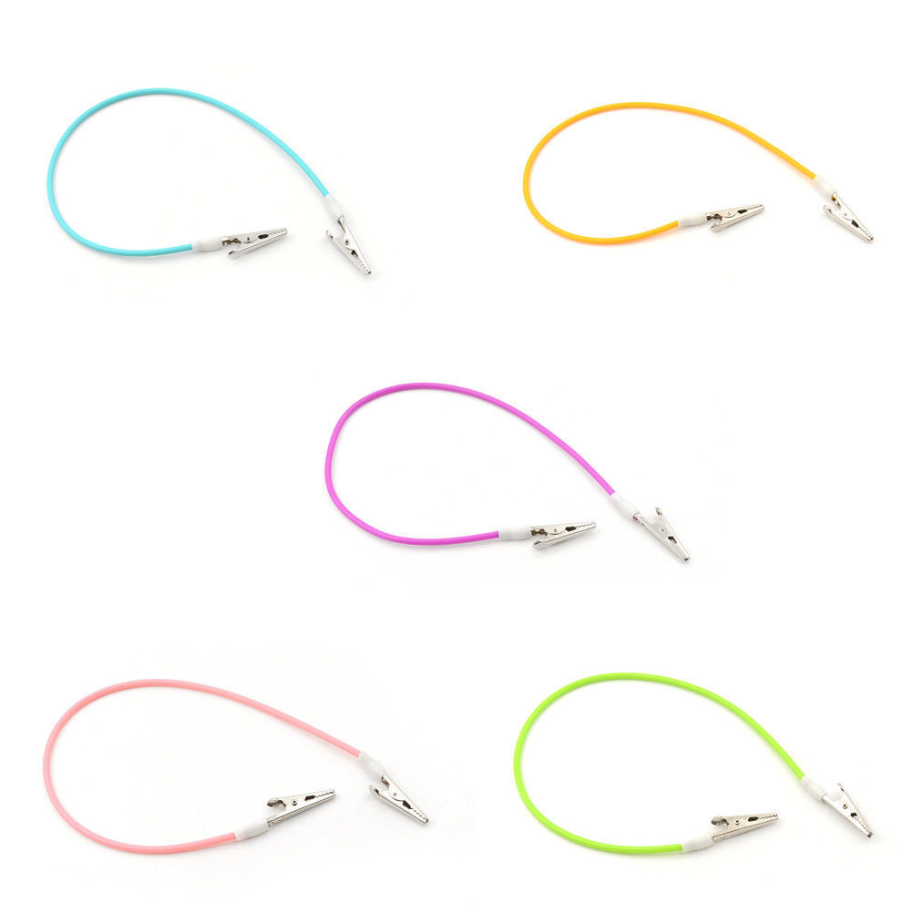 1x Dental Orthodontics Flexible Silicone Bib Clips Cord Napkin Holders 5 Colors