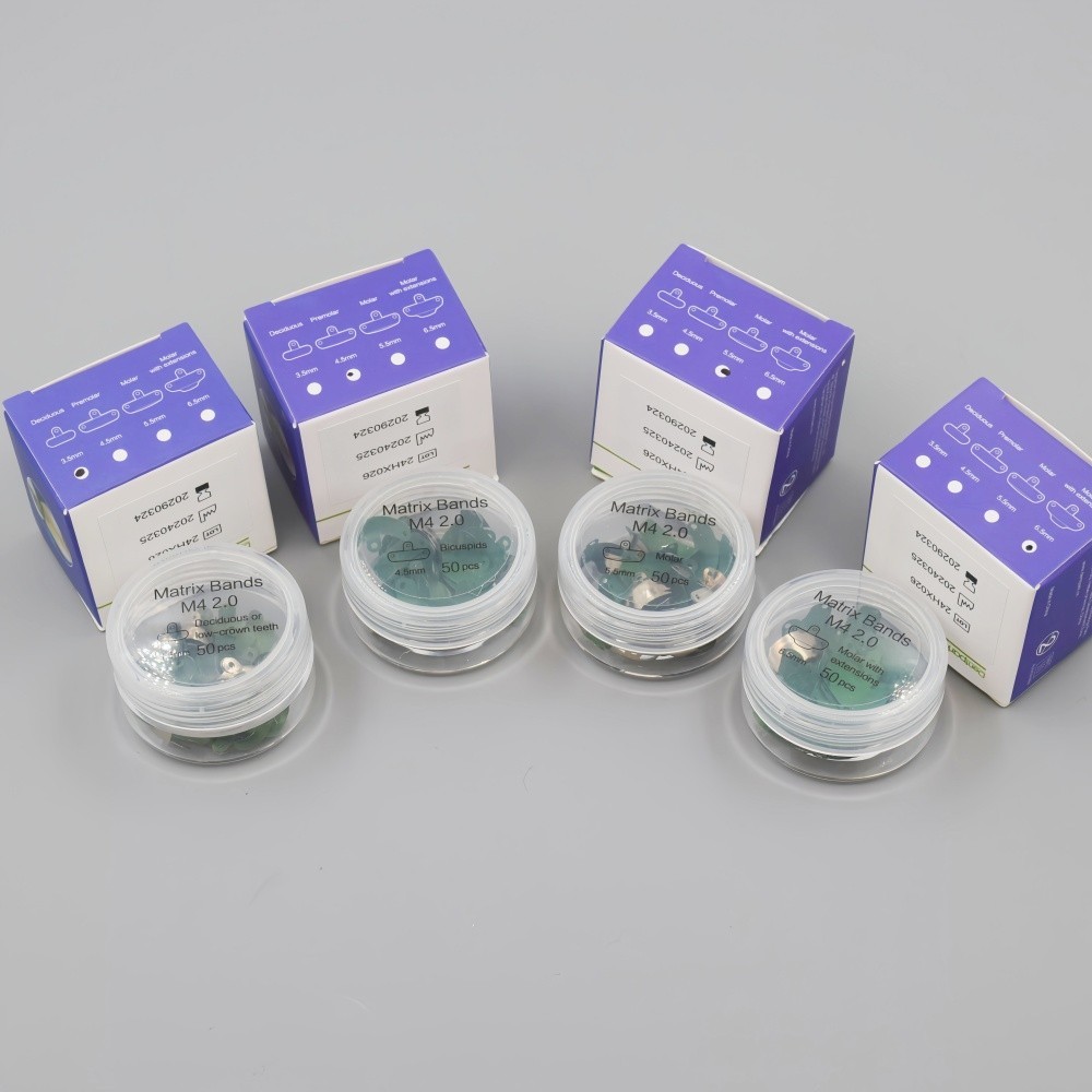 Dental Matrix Bands NiTi Clamp Rings Sectional Contoured Matrices/Wedges/Plier