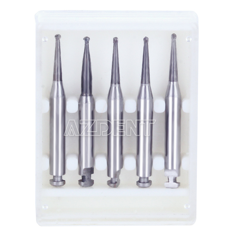 Dental Tungsten Steel Carbide Burs RA 1-8 for Contra Angle Low Speed Handpiece