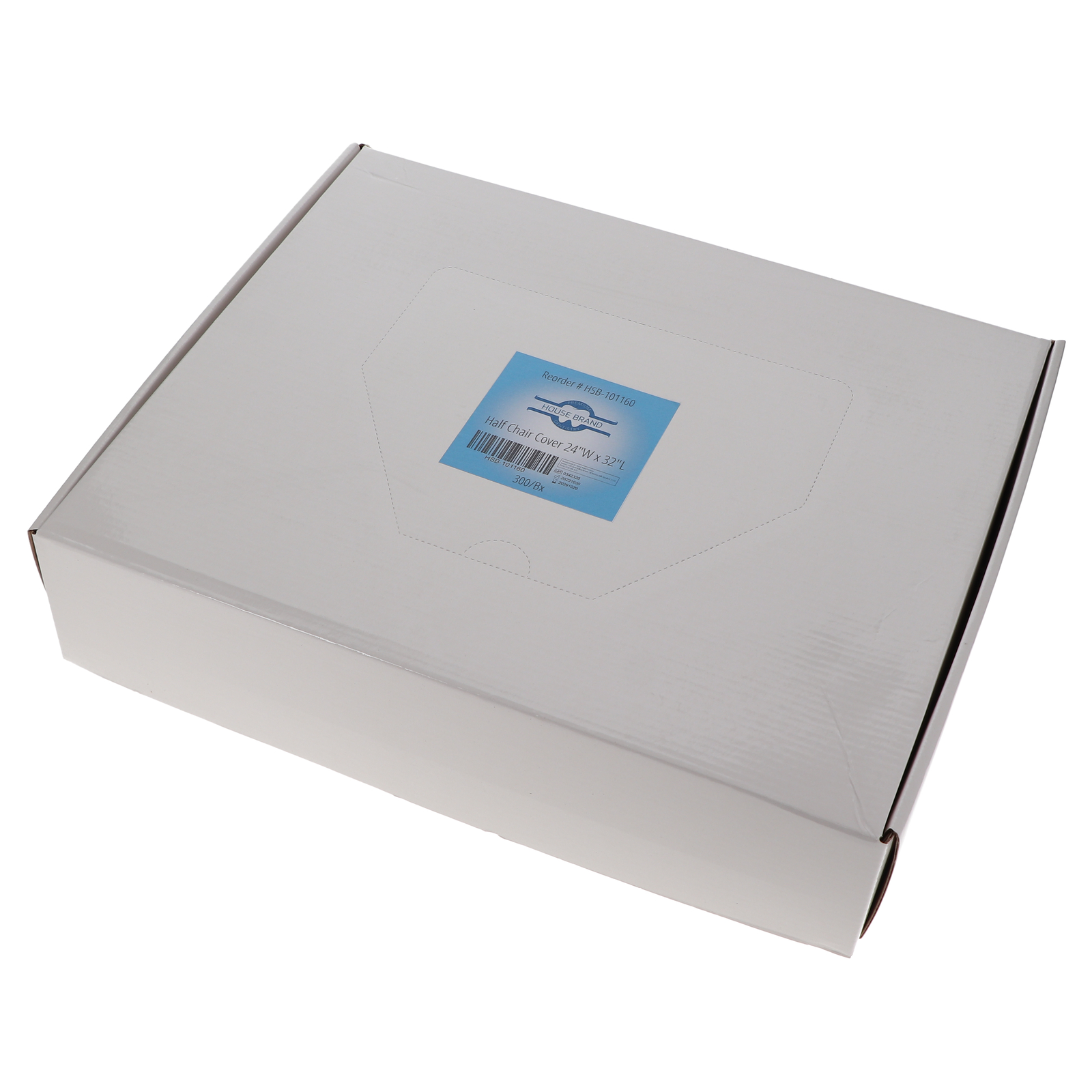 House Brand Dentistry 101160 Chair Cover Sleeves Half 24″W x 32″L Clear 300/Pk