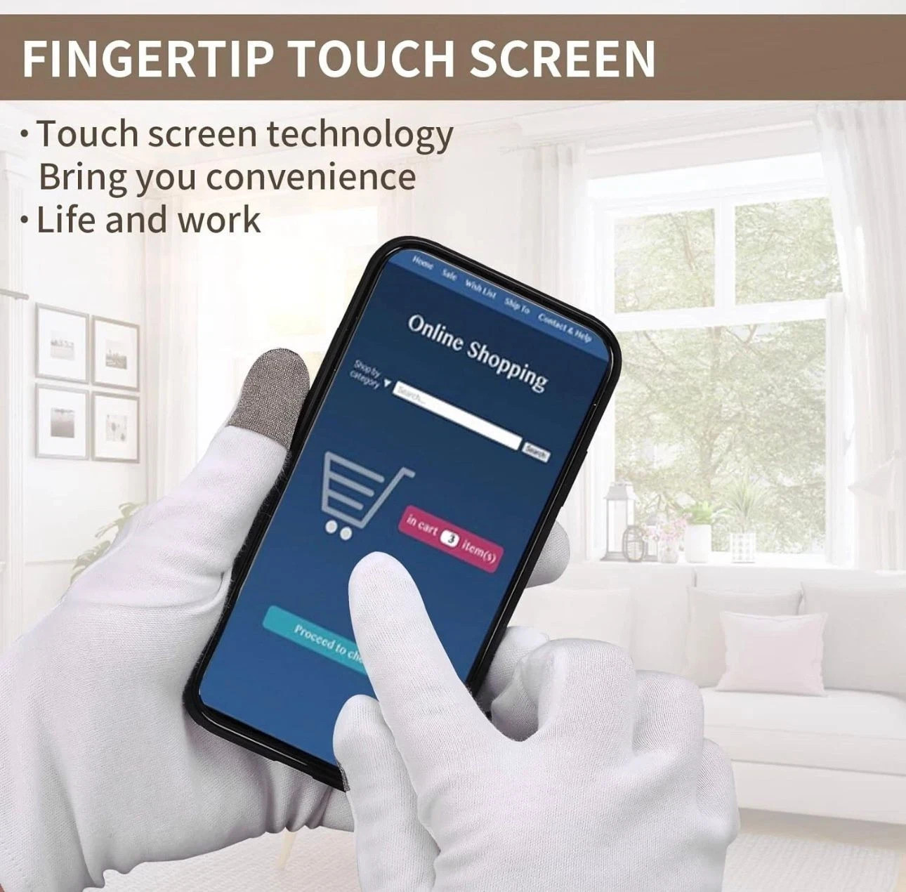100% COTTON WHITE GLOVES Sizes-S to 2XL Moisturising Eczema TOUCH SCREEN UNISEX