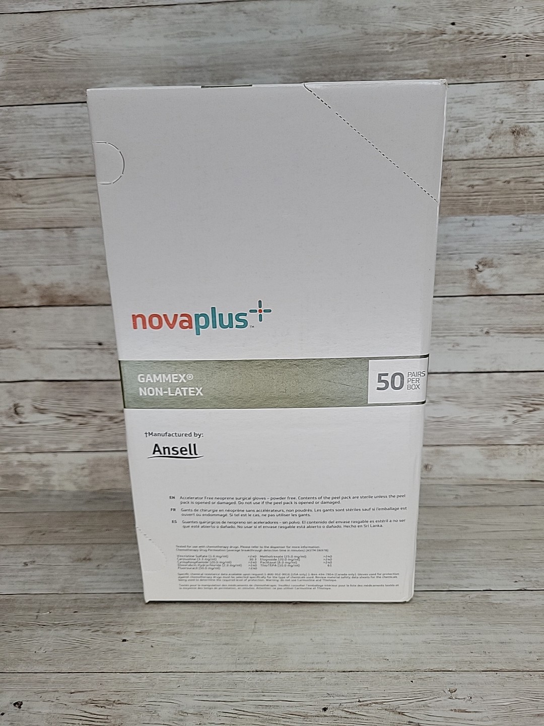 Gammex NovaPlus Non-Latex Surgical Gloves *1 Box 50 Pair* Size: 5.5 *See Date*