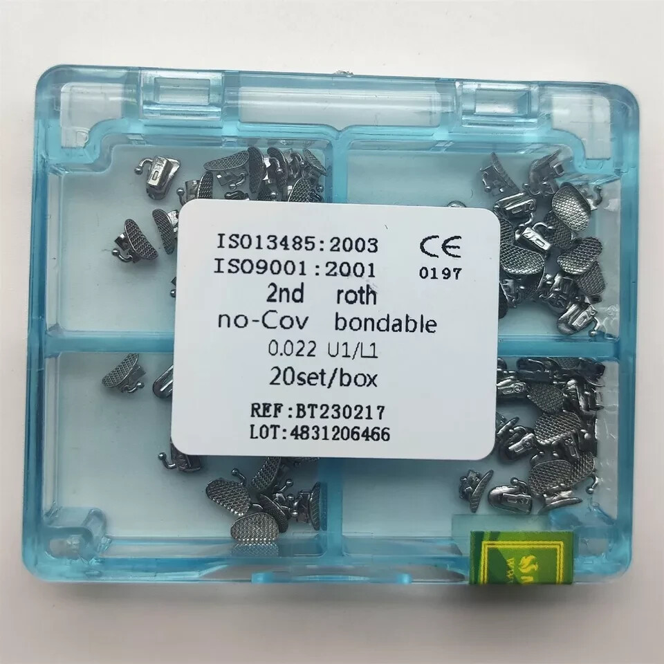 Dental Orthodontic Buccal Tubes 1st 2nd Molar Tube Roth MBT 022 Bondable