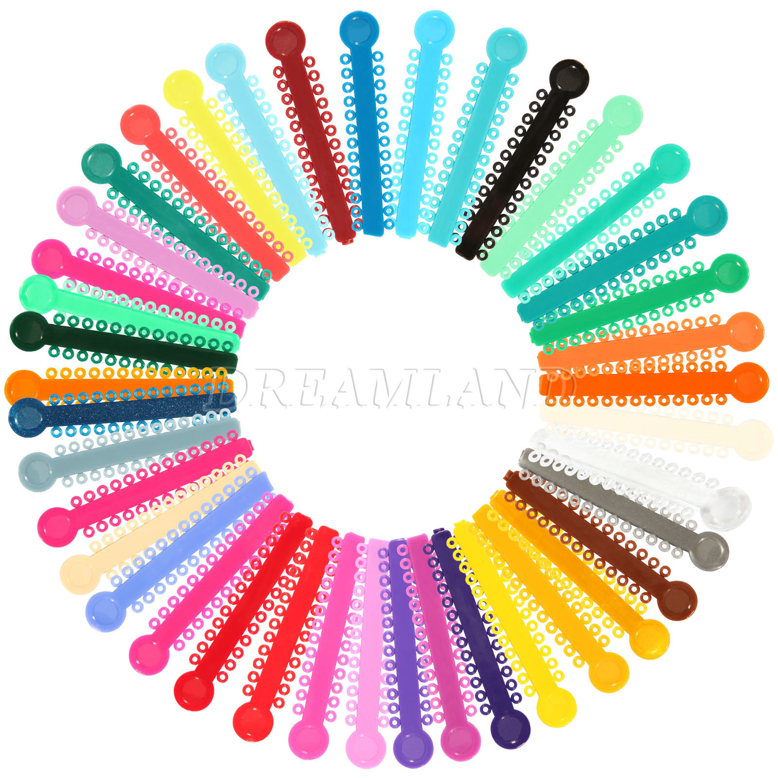 1040Pcs/Pack Dental Orthodontic Ligature Ties Elastic Rubber Bands Braces SKYSEA